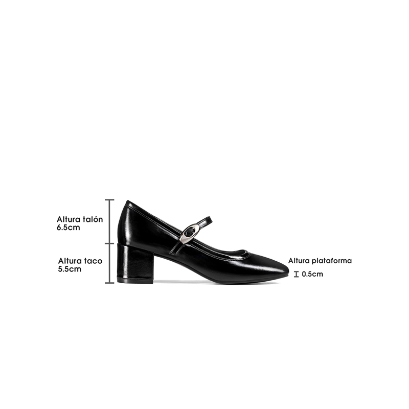 ZAPATOS TACO CASUAL PU MUJER CUADRADO WEIDE YL058 - 4