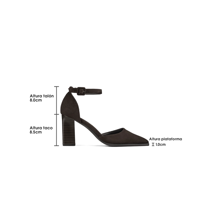 ZAPATOS TACO PU TEXTIL MUJER CUADRADO WEIDE YOU588 - 4