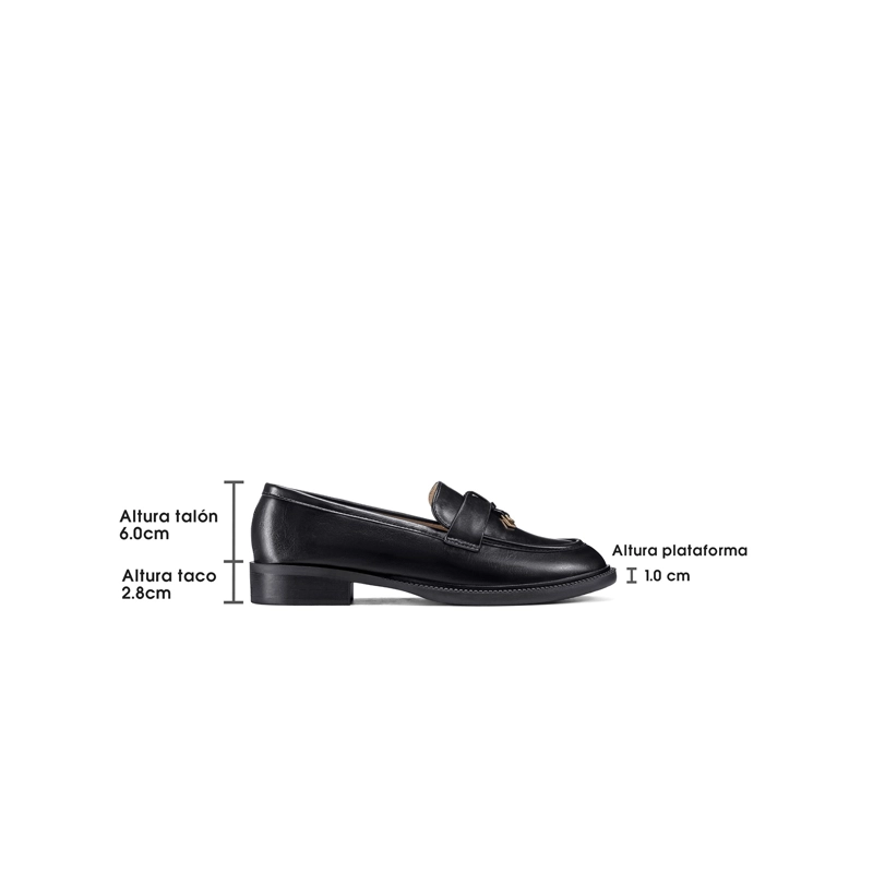 MOCASINES PU MUJER CUADRADO WEIDE JN751 - 4