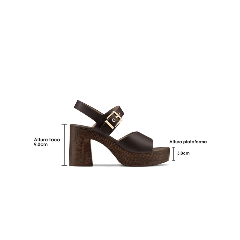 SANDALIAS PU MUJER CUADRADO WEIDE YQ06 - 4