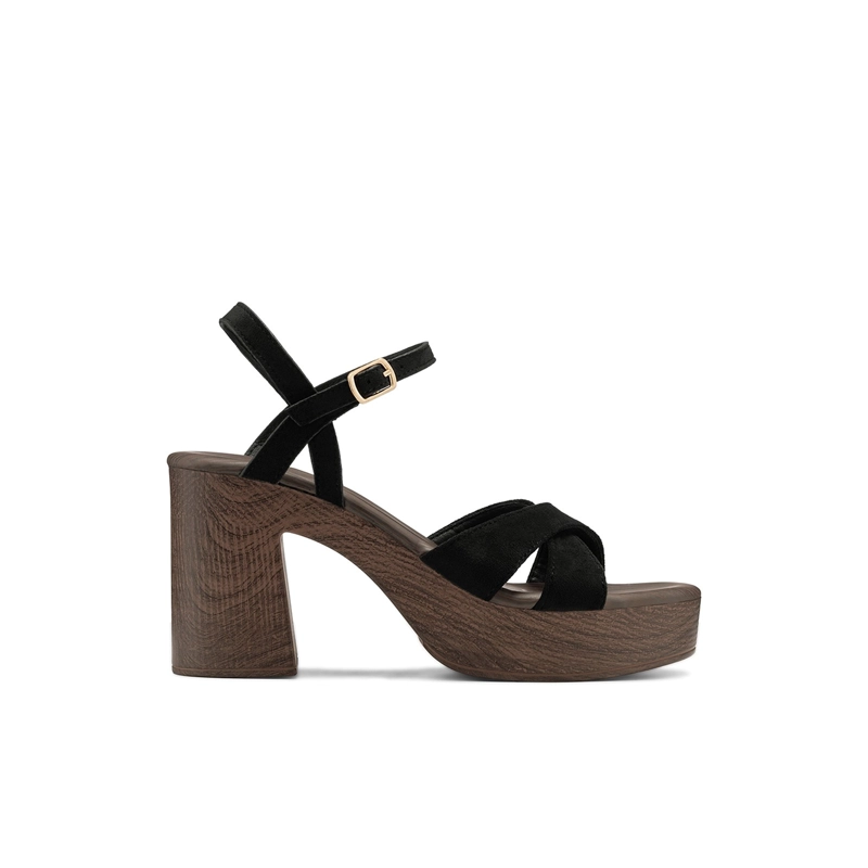 SANDALIAS PU TEXTIL MUJER CUADRADO WEIDE YQ05 - 1