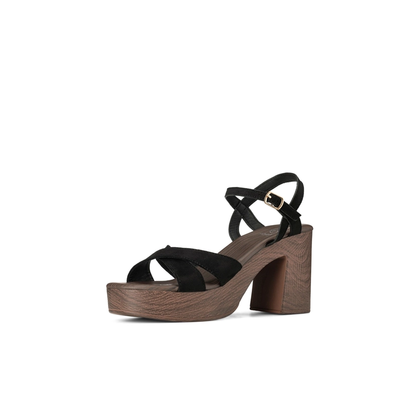 SANDALIAS PU TEXTIL MUJER CUADRADO WEIDE YQ05 - 2