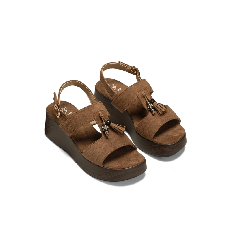 SANDALIAS PU TEXTIL MUJER PLATAFORMA WEIDE YQ01 - 3