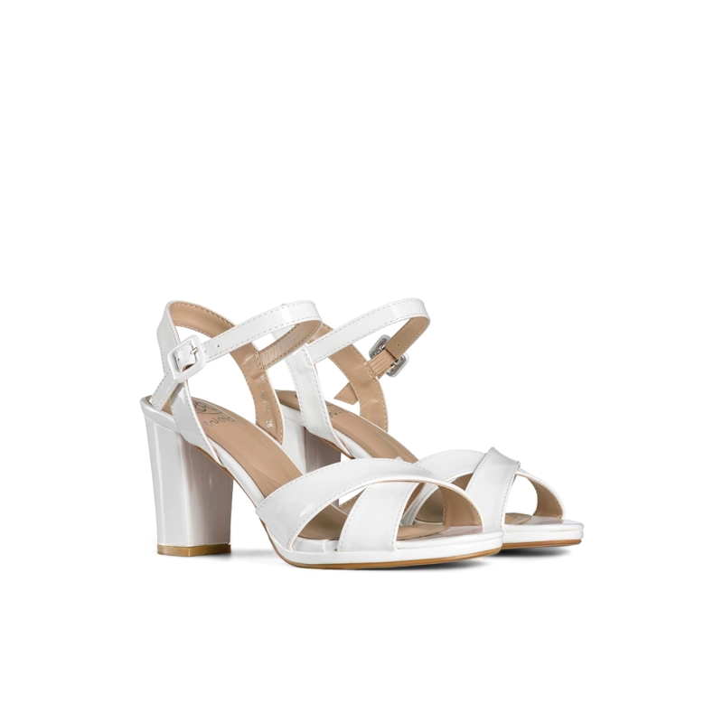 SANDALIAS CASUAL PU ACHAROLADO MUJER CUADRADO WEIDE YOU586 - 3