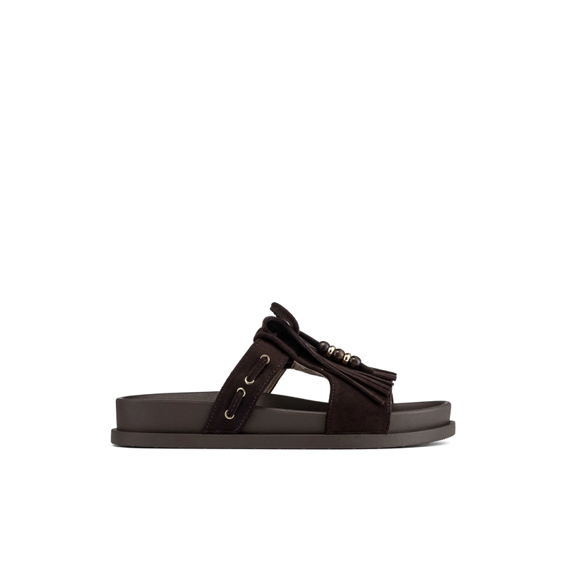 SANDALIA TIPO CHALA PU TEXTIL MUJER PLANO WEIDE QIU511 - 1