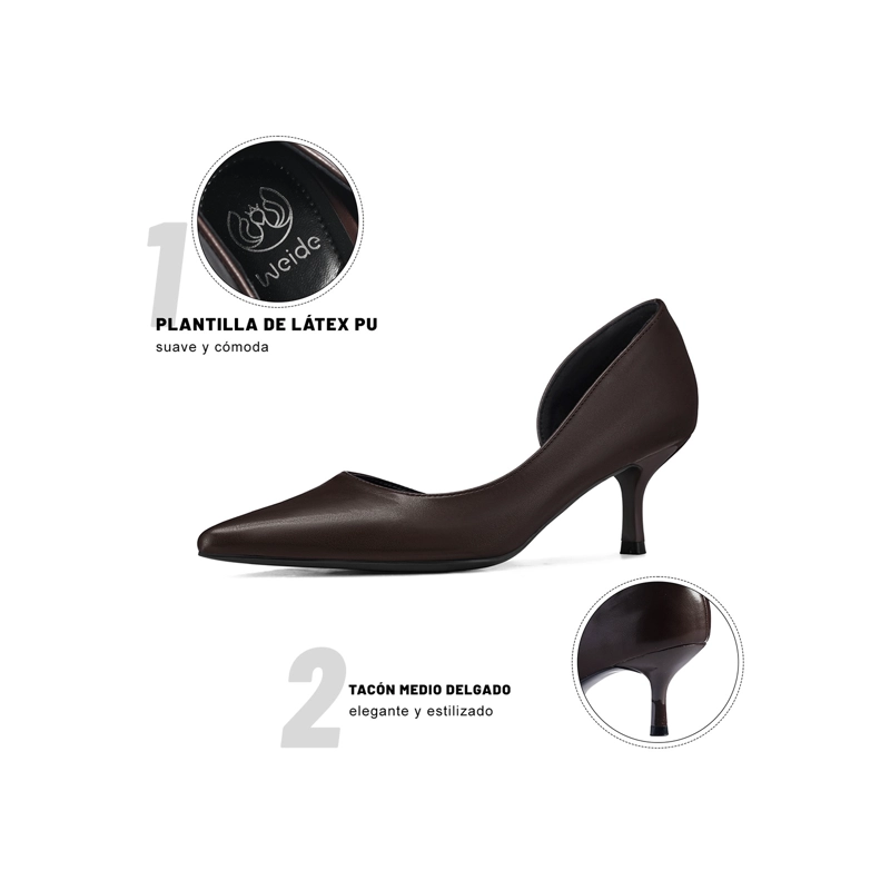 ZAPATOS TACO PU MUJER AGUJA WEIDE QIU528 - 6