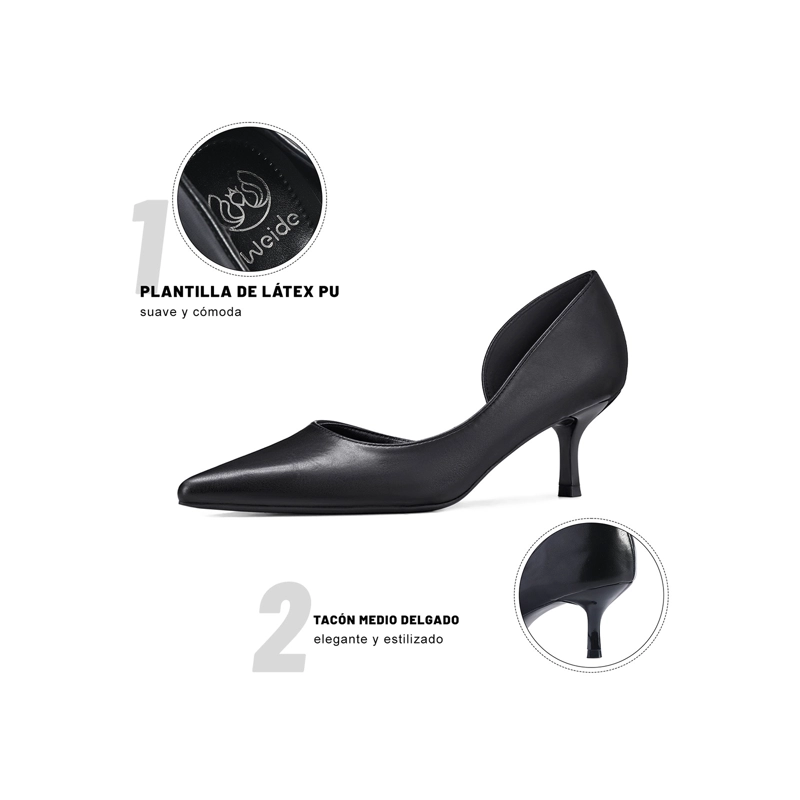 ZAPATOS TACO PU MUJER AGUJA WEIDE QIU528 - 6