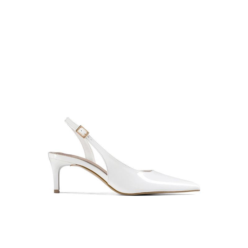 ZAPATOS TACO CASUAL PU ACHAROLADO MUJER AGUJA WEIDE QIU522 - 1