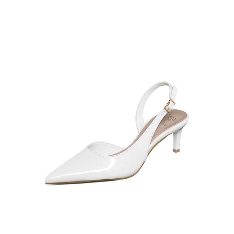 ZAPATOS TACO CASUAL PU ACHAROLADO MUJER AGUJA WEIDE QIU522 - 2