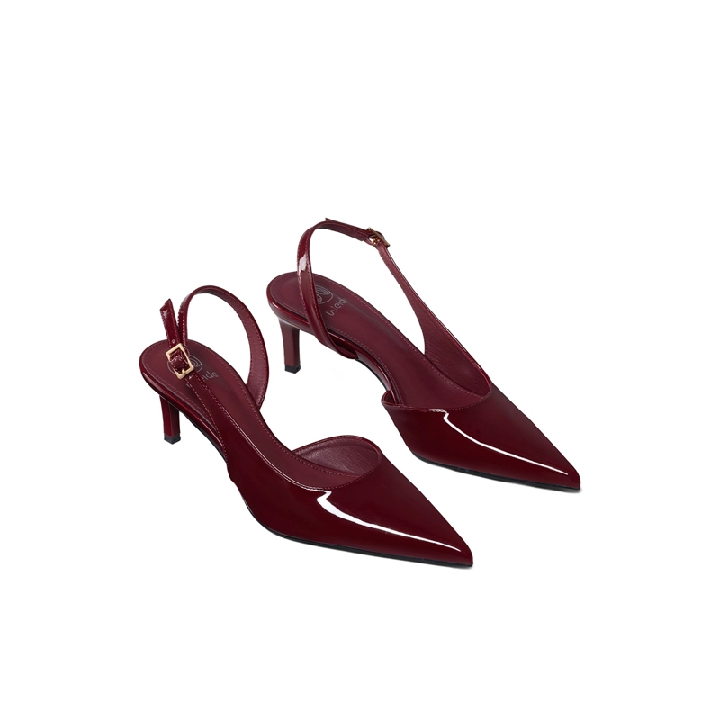 ZAPATOS TACO CASUAL PU ACHAROLADO MUJER AGUJA WEIDE QIU522 - 3