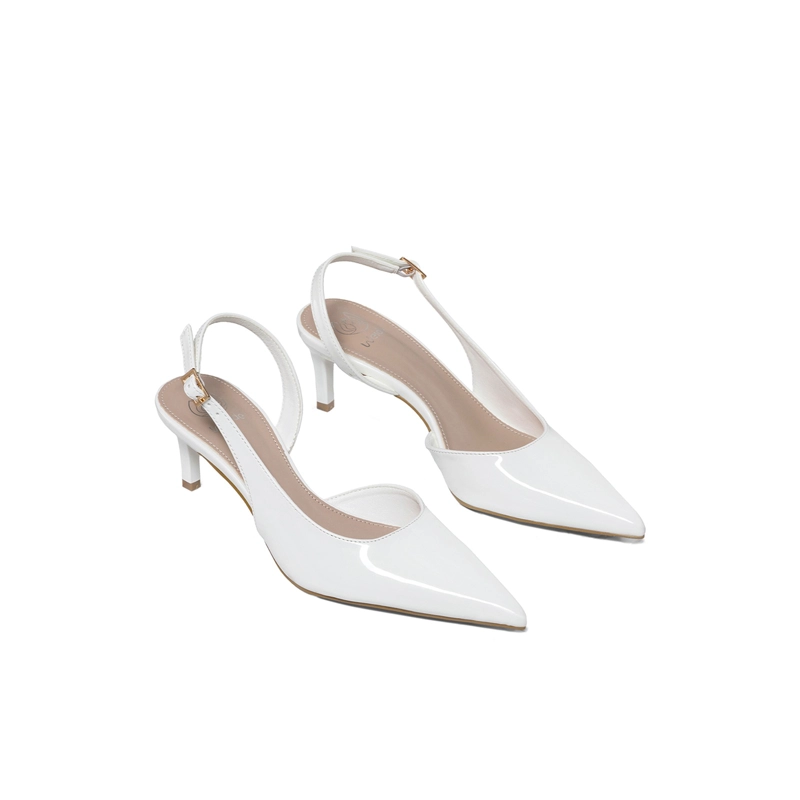 ZAPATOS TACO CASUAL PU ACHAROLADO MUJER AGUJA WEIDE QIU522 - 3