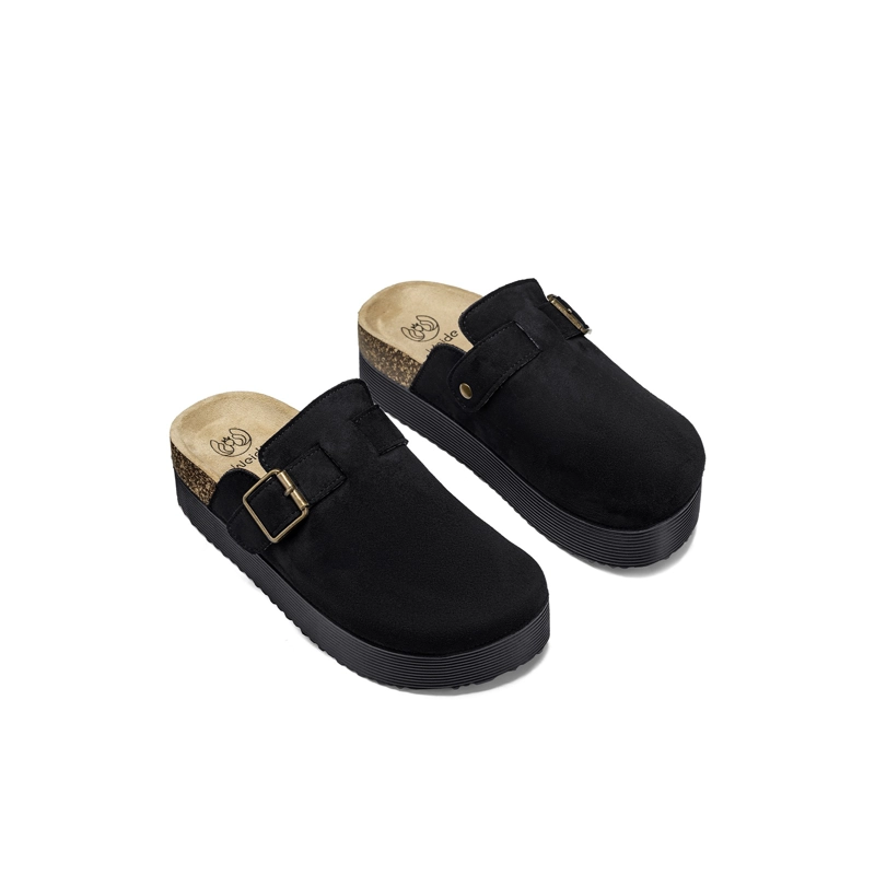 ZUECO PU TEXTIL MUJER PLATAFORMA WEIDE QIU530 - 3