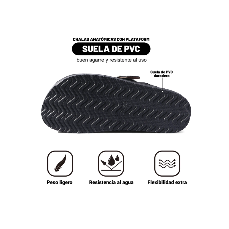 ZUECO PU TEXTIL MUJER PLATAFORMA WEIDE QIU530 - 5