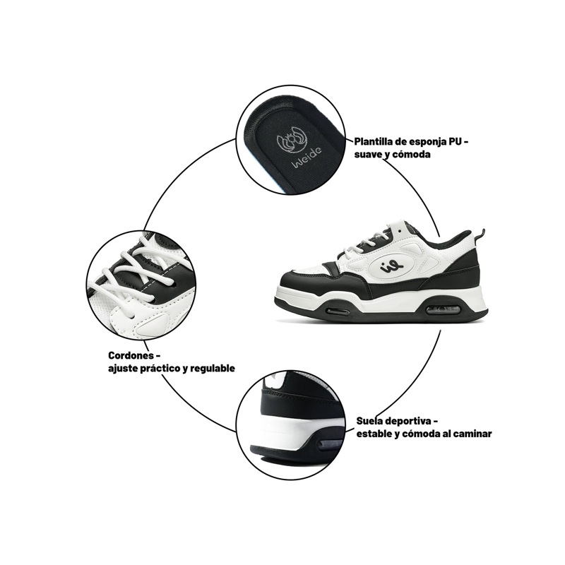 ZAPATILLAS PU MUJER PLATAFORMA WEIDE JLL63 - 5