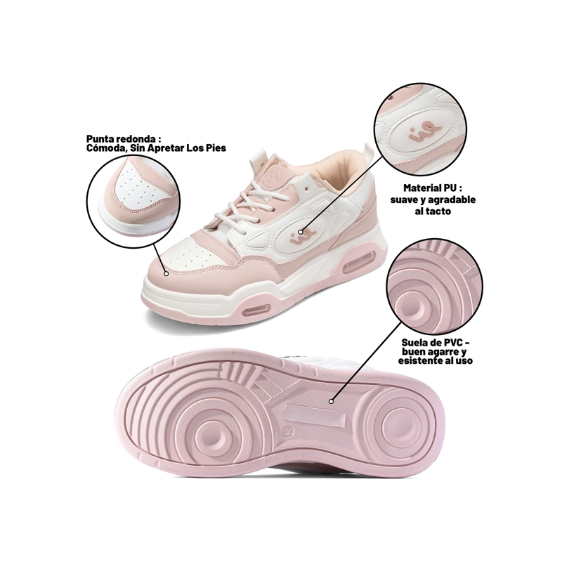 ZAPATILLAS PU MUJER PLATAFORMA WEIDE JLL63 - 6