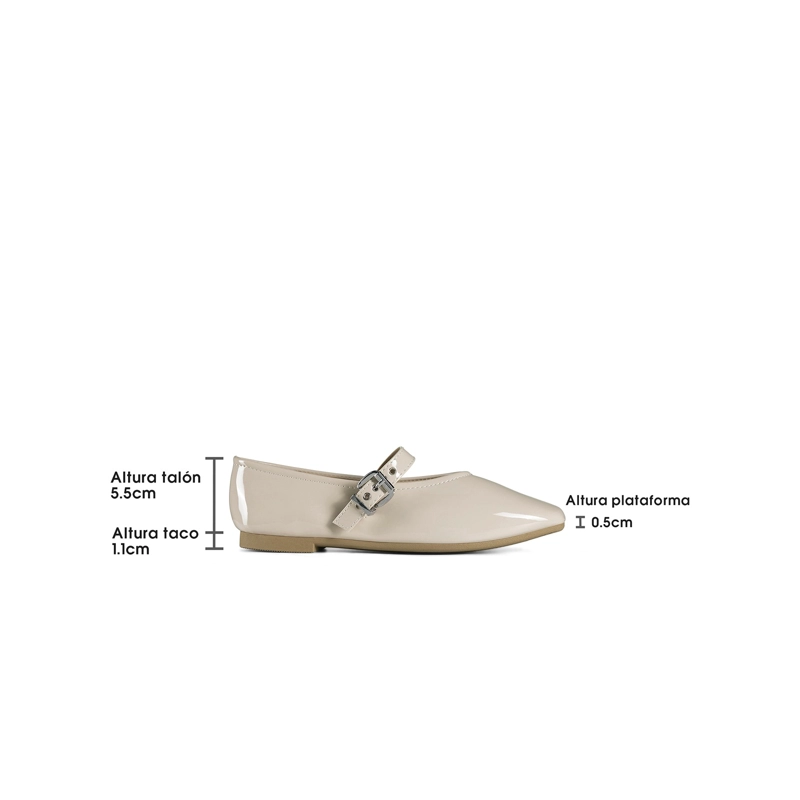 BALLERINAS PU ACHAROLADO MUJER PLANO WEIDE YOU582 - 4