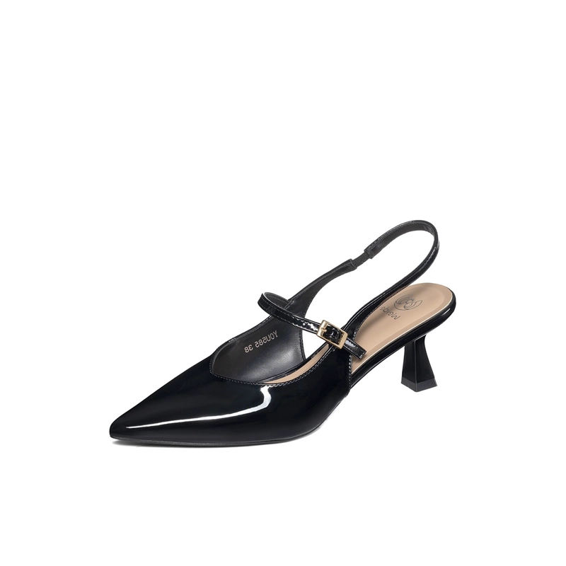 ZAPATOS TACO CASUAL PU ACHAROLADO MUJER AGUJA WEIDE YOU585 - 2
