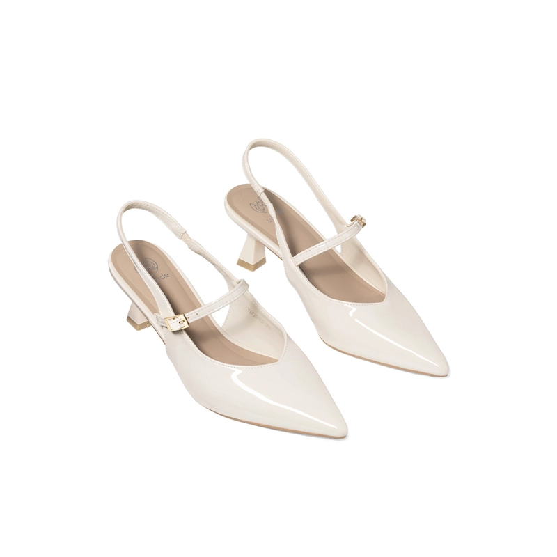 ZAPATOS TACO CASUAL PU ACHAROLADO MUJER AGUJA WEIDE YOU585 - 3