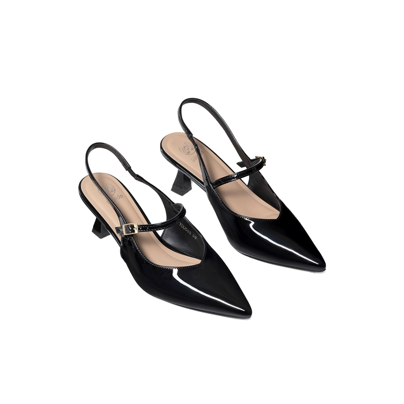 ZAPATOS TACO CASUAL PU ACHAROLADO MUJER AGUJA WEIDE YOU585 - 3