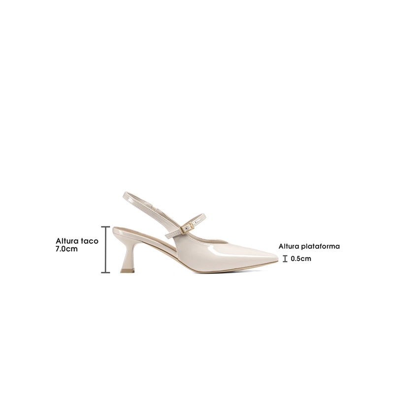ZAPATOS TACO CASUAL PU ACHAROLADO MUJER AGUJA WEIDE YOU585 - 4