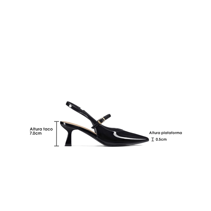 ZAPATOS TACO CASUAL PU ACHAROLADO MUJER AGUJA WEIDE YOU585 - 4