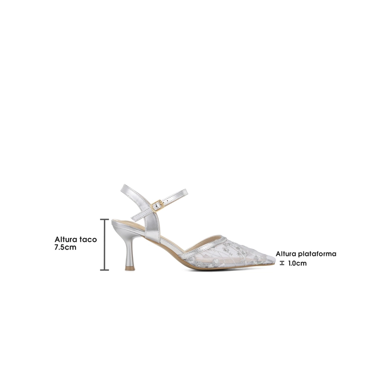 ZAPATOS TACO MALLA PU MUJER AGUJA WEIDE QIU527 - 4