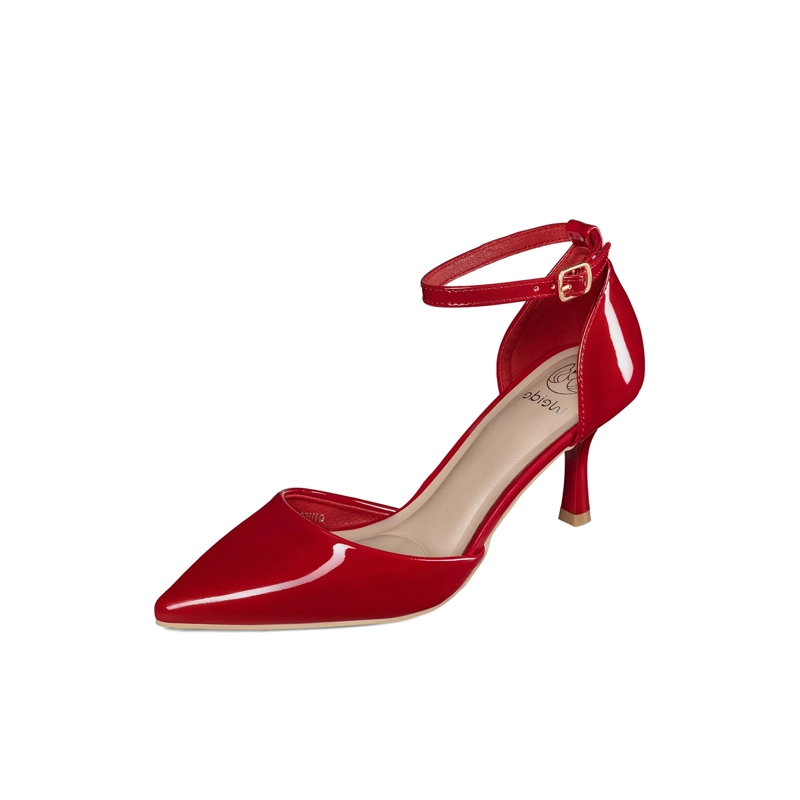 ZAPATOS TACO PU ACHAROLADO MUJER AGUJA WEIDE QIU506B - 2