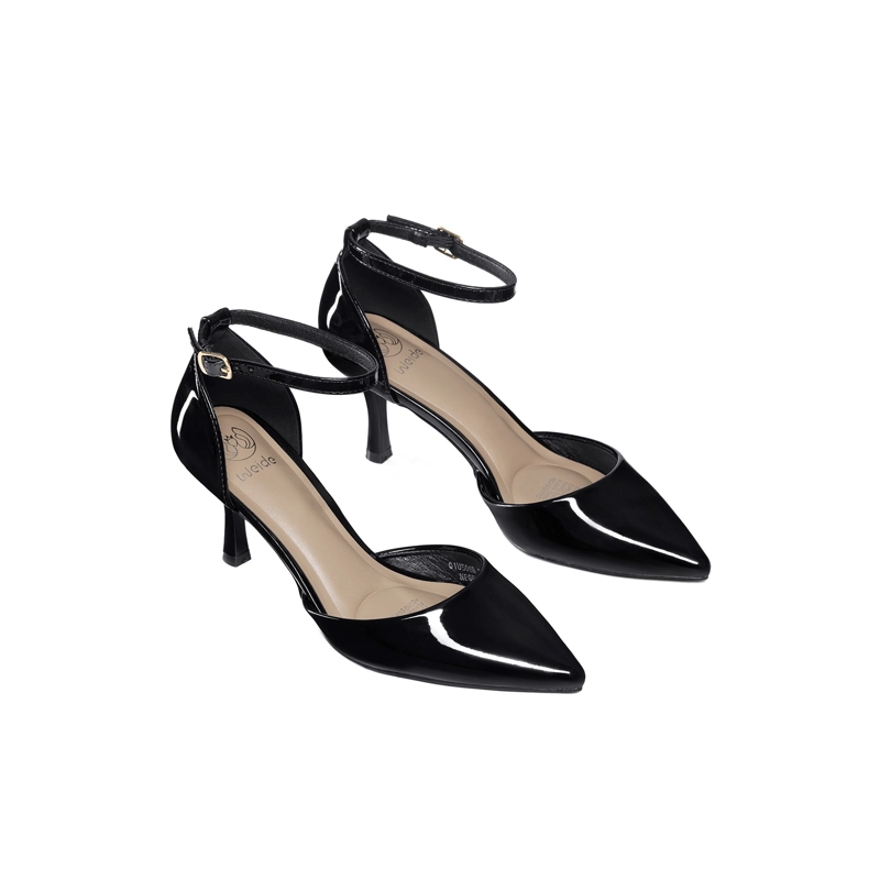 ZAPATOS TACO PU ACHAROLADO MUJER AGUJA WEIDE QIU506B - 3