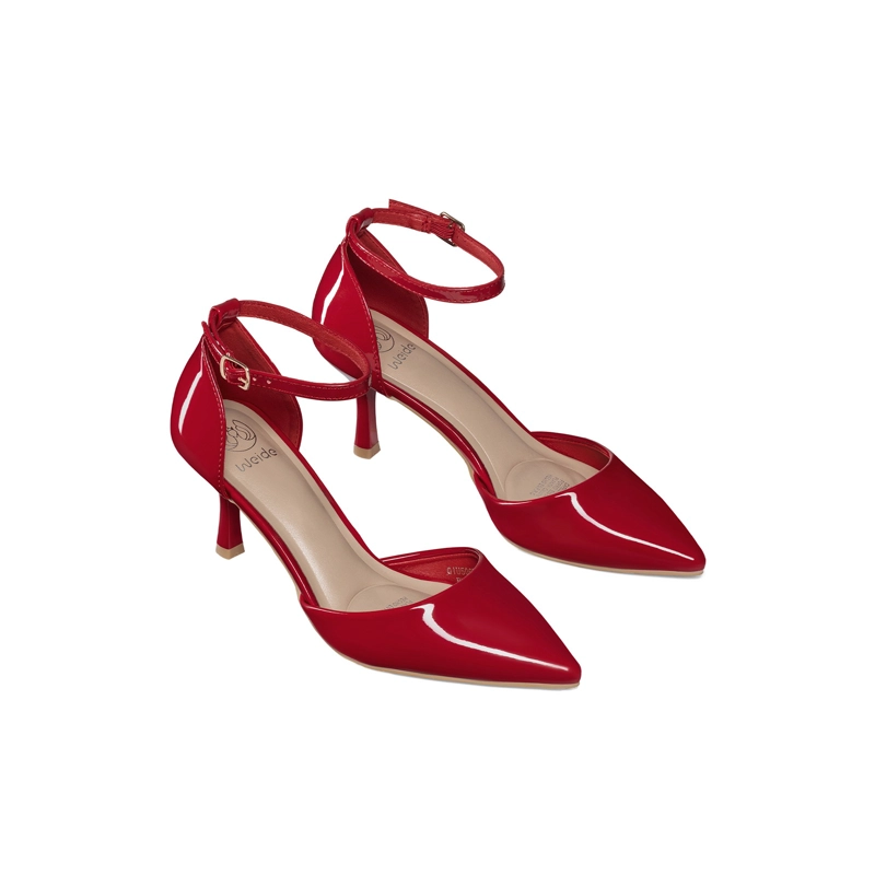 ZAPATOS TACO PU ACHAROLADO MUJER AGUJA WEIDE QIU506B - 3