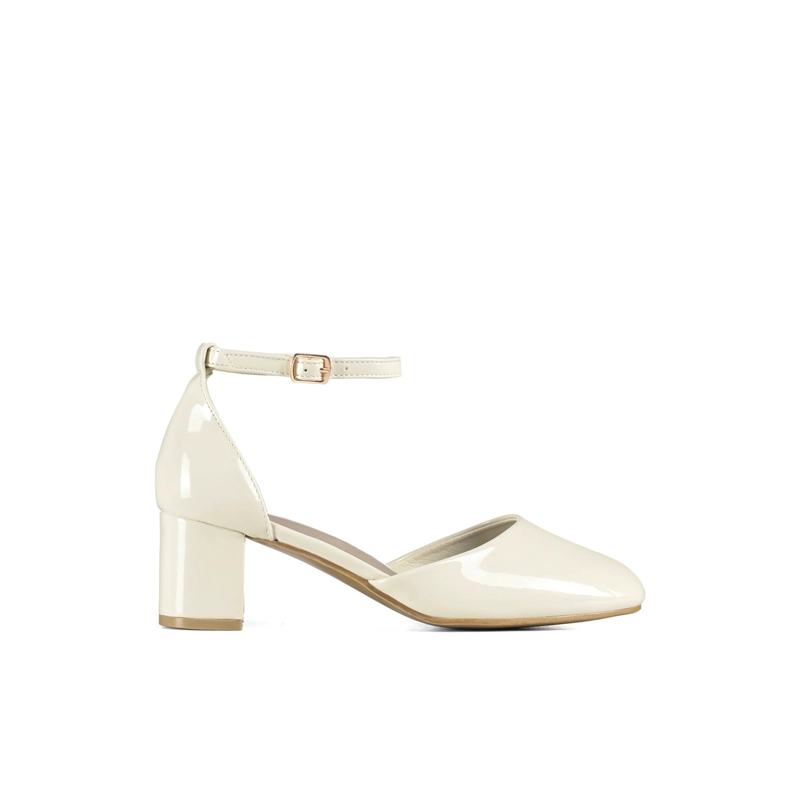 ZAPATOS TACO PU ACHAROLADO MUJER CUADRADO WEIDE GH225 - 1