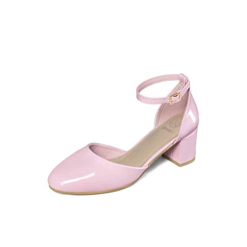 ZAPATOS TACO PU ACHAROLADO MUJER CUADRADO WEIDE GH225 - 2