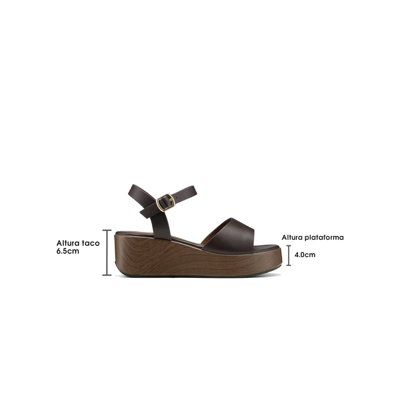 SANDALIAS CASUAL PU MUJER PLATAFORMA WEIDE HY21 - 4