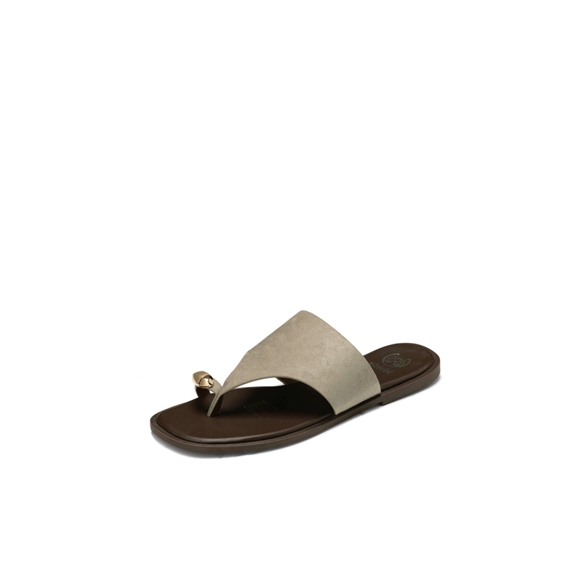 SANDALIA TIPO CHALA PU TEXTIL MUJER PLANO WEIDE HY26 - 2