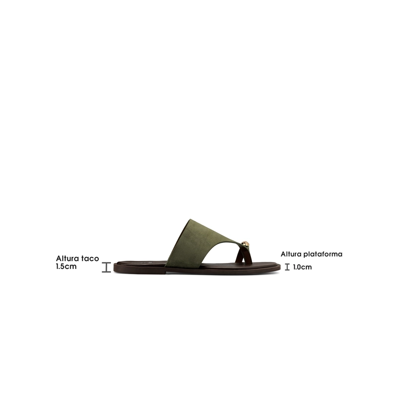 SANDALIA TIPO CHALA PU TEXTIL MUJER PLANO WEIDE HY26 - 4