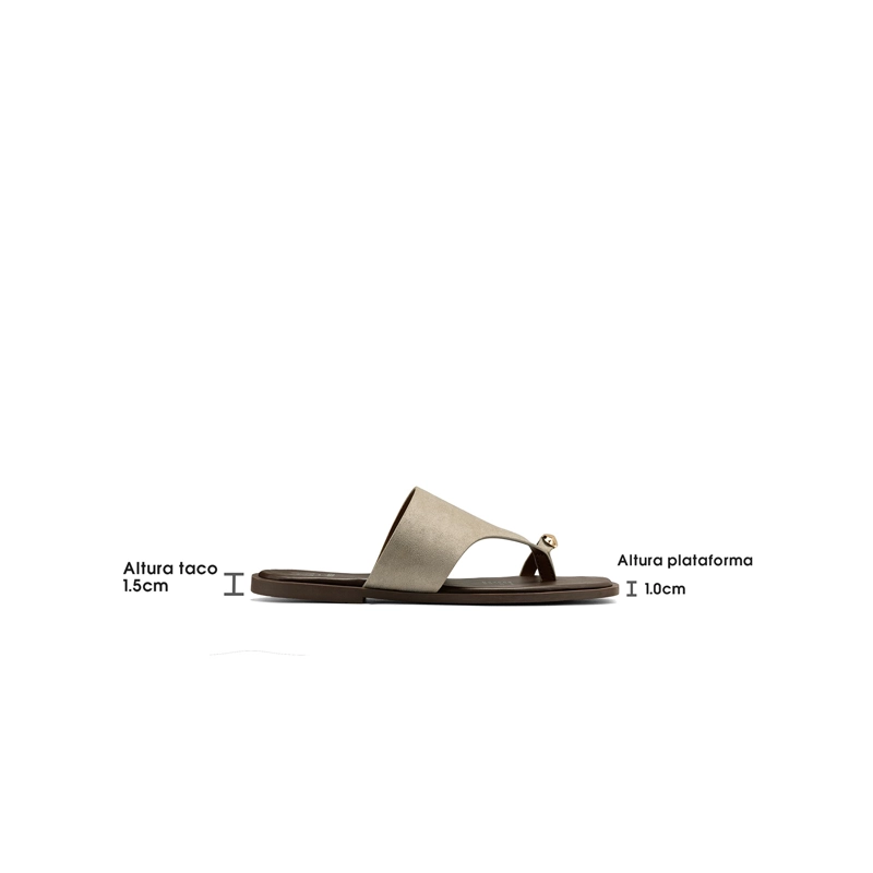 SANDALIA TIPO CHALA PU TEXTIL MUJER PLANO WEIDE HY26 - 4