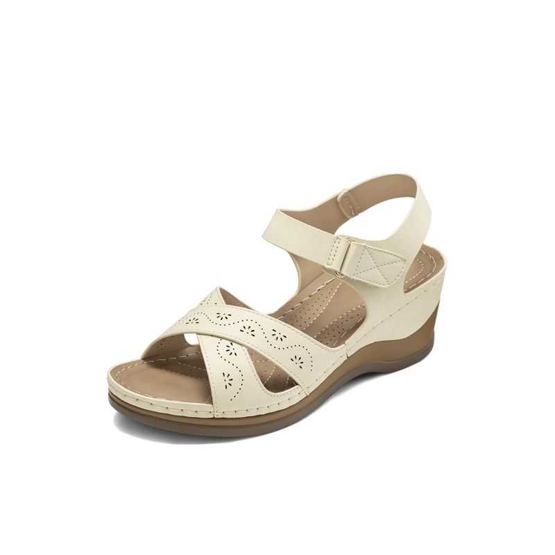 SANDALIAS PU MUJER TACO CUÑA WEIDE JS83 - 2