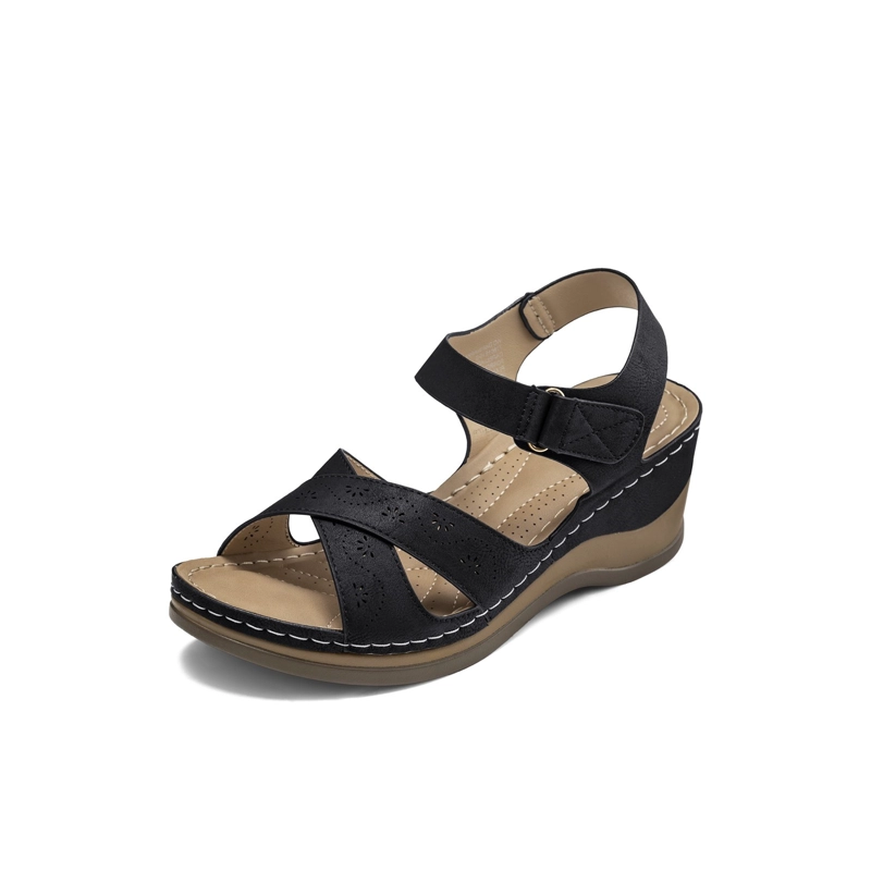 SANDALIAS PU MUJER TACO CUÑA WEIDE JS83 - 2