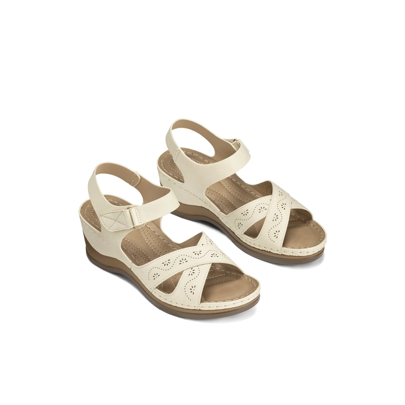 SANDALIAS PU MUJER TACO CUÑA WEIDE JS83 - 3