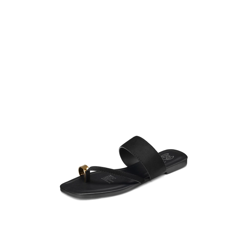 SANDALIA TIPO CHALA PU TEXTIL MUJER PLANO WEIDE HY25 - 2