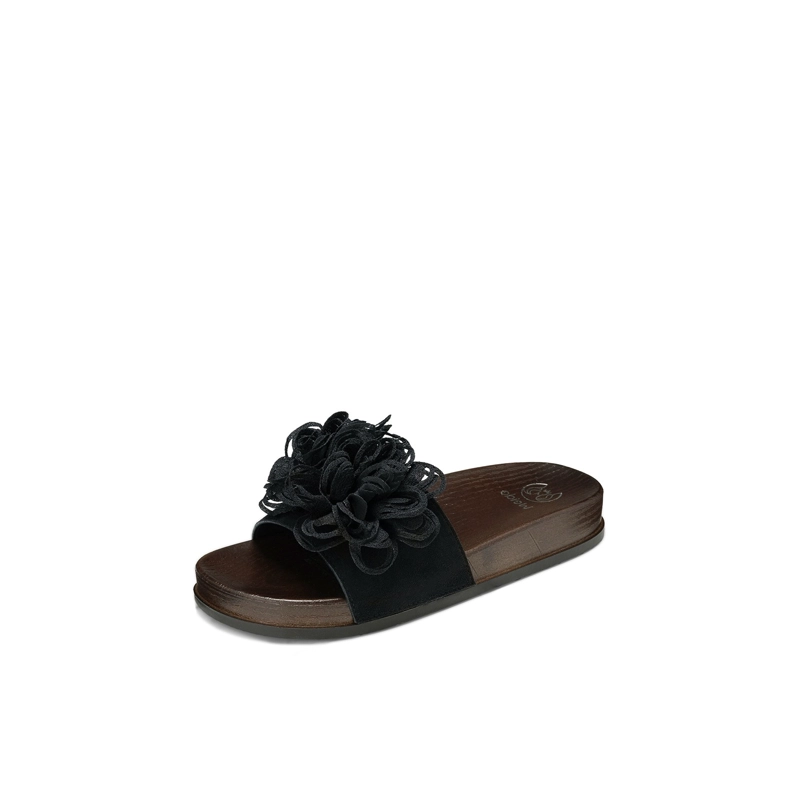 SANDALIA TIPO CHALA PU TEXTIL MUJER PLANO WEIDE HY22 - 2