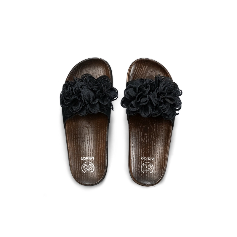 SANDALIA TIPO CHALA PU TEXTIL MUJER PLANO WEIDE HY22 - 3