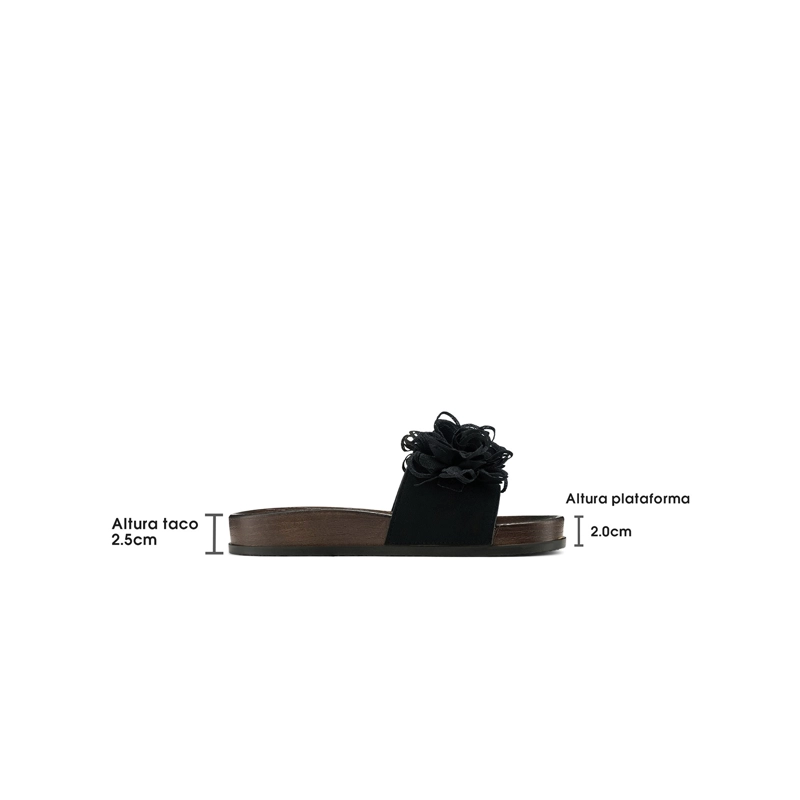SANDALIA TIPO CHALA PU TEXTIL MUJER PLANO WEIDE HY22 - 4