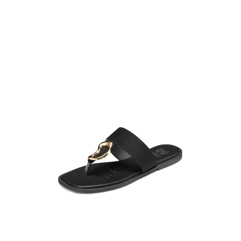 SANDALIA TIPO CHALA PU TEXTIL MUJER PLANO WEIDE HY23 - 2