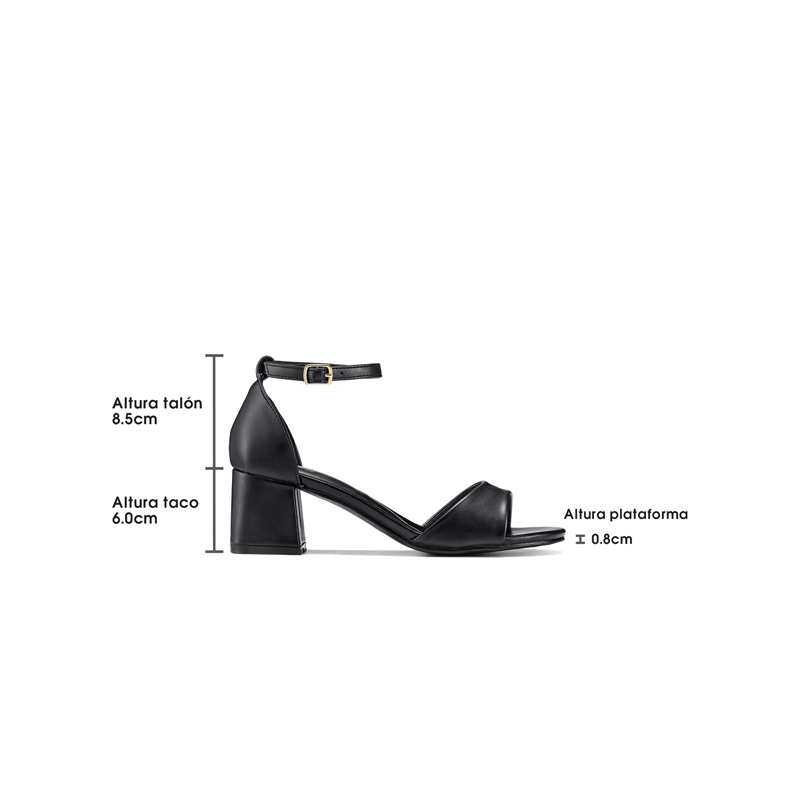 SANDALIAS PU MUJER CUADRADO WEIDE GH226 - 4