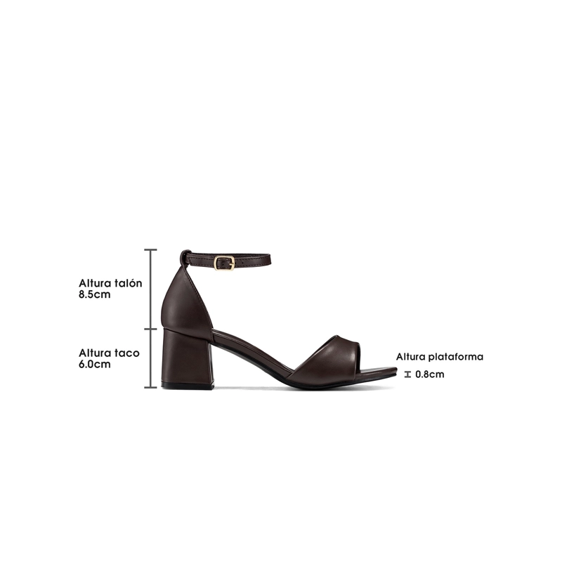 SANDALIAS PU MUJER CUADRADO WEIDE GH226 - 4