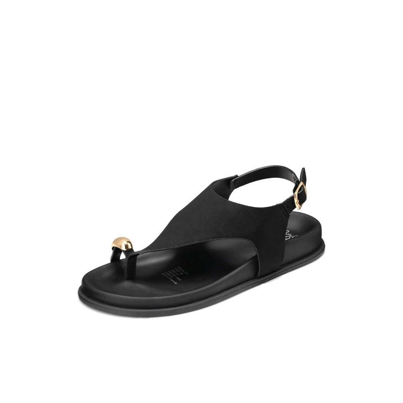 SANDALIAS PU TEXTIL MUJER PLANO WEIDE HY20 - 2