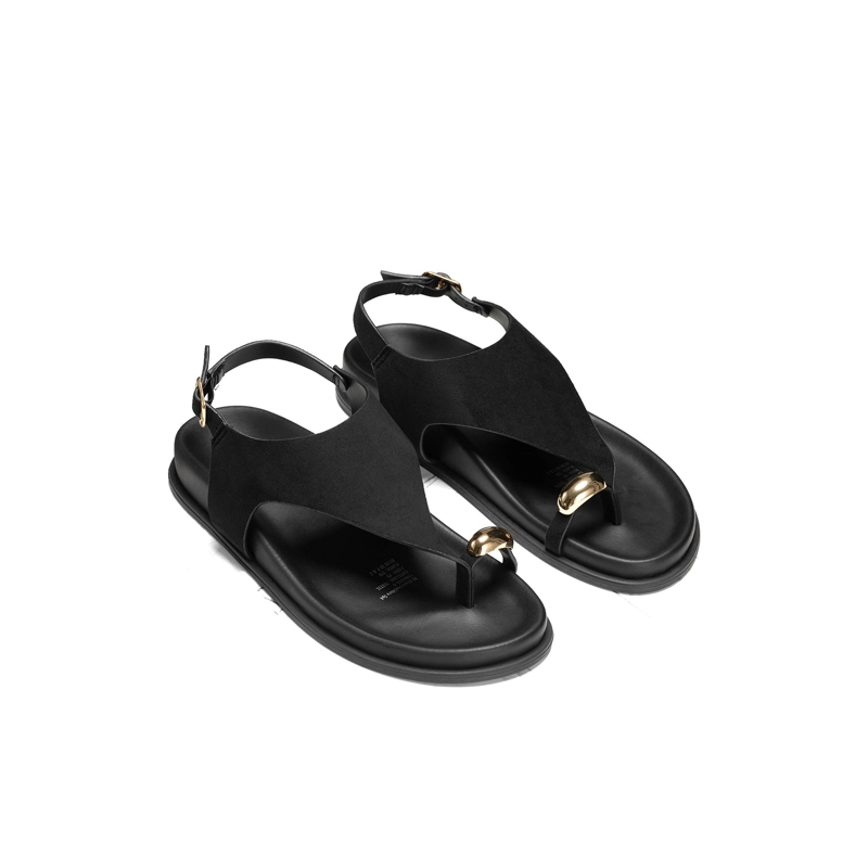 SANDALIAS PU TEXTIL MUJER PLANO WEIDE HY20 - 3