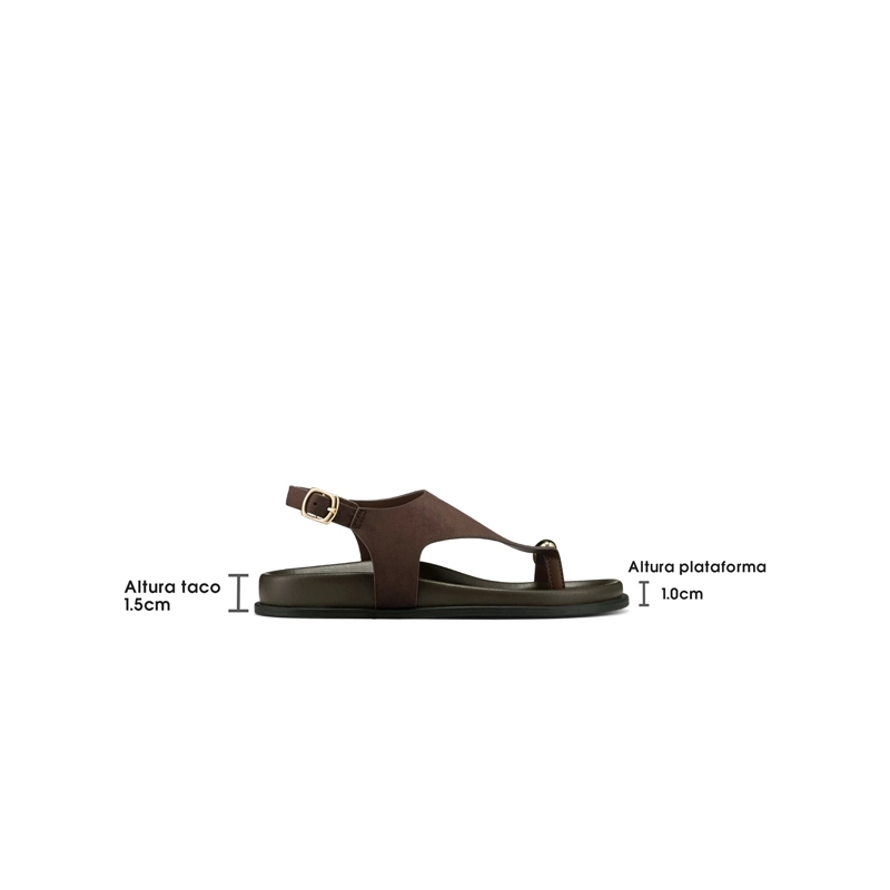 SANDALIAS PU TEXTIL MUJER PLANO WEIDE HY20 - 4