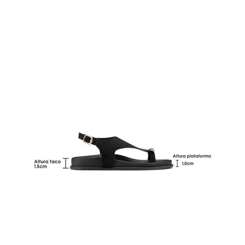 SANDALIAS PU TEXTIL MUJER PLANO WEIDE HY20 - 4