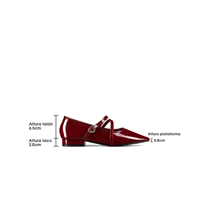 ZAPATO MARY JANE ESTILO ELEGANTE MUJER WEIDE YL050B - 4
